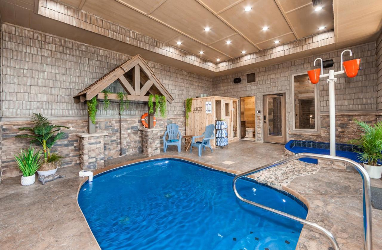Splash Mountain Pool Hot Tub Theater Game Room เซอเวียร์วีล ภายนอก รูปภาพ